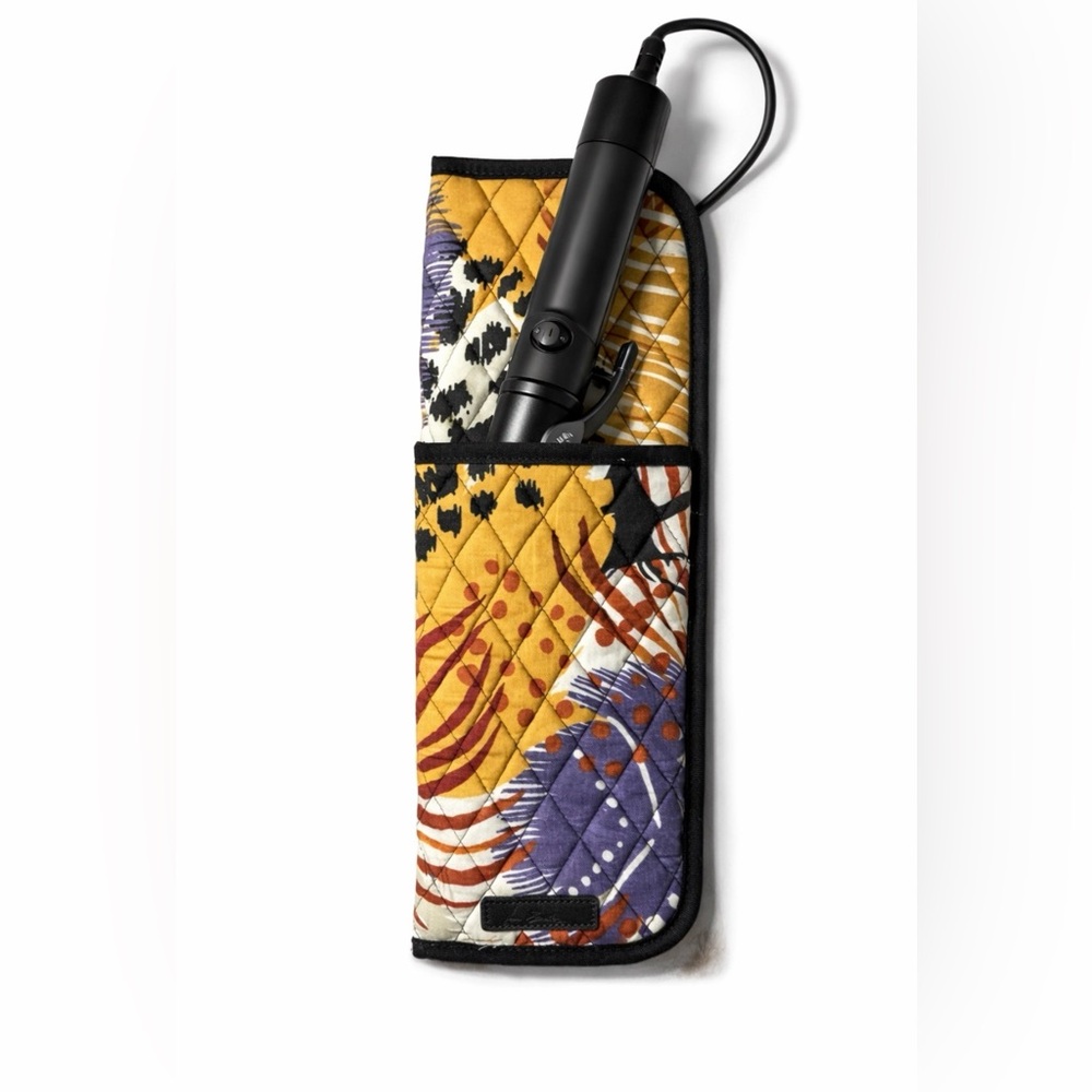 Vera Bradley "Painted Feathers" Curling Iron/Hair Straighter Pocket